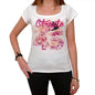 45 Otranto City With Number Womens Short Sleeve Round White T-Shirt 00008 - White / Xs - Casual