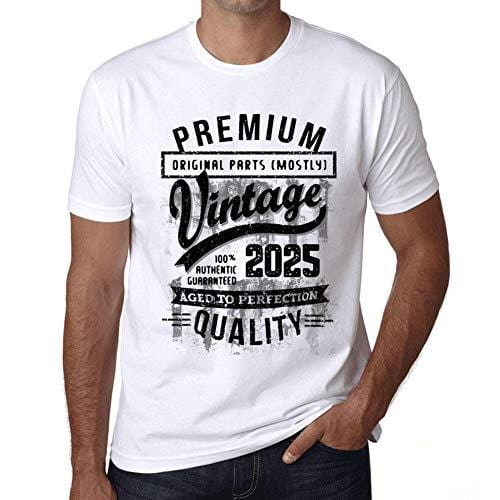 Ultrabasic - Homme T-Shirt Graphique 2025 Aged to Perfection Tee Shirt Cadeau d'anniversaire