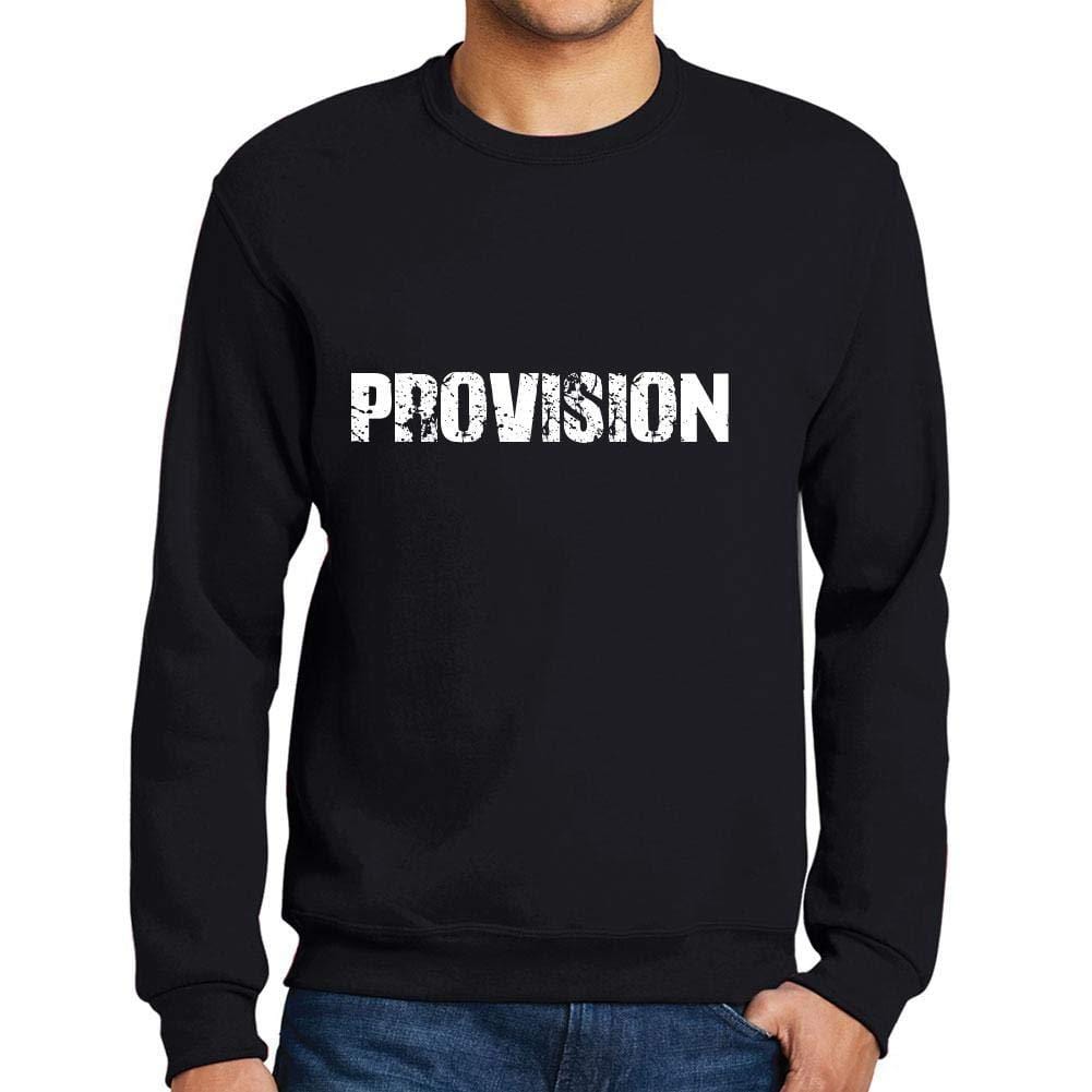 Ultrabasic Homme Imprimé Graphique Sweat-Shirt Popular Words Provision Noir Profond