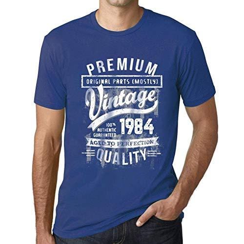 Ultrabasic - Homme T-Shirt Graphique 1984 Aged to Perfection Tee Shirt Cadeau d'anniversaire