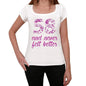 58 And Never Felt Better Womens T-Shirt White Birthday Gift 00406 - White / Xs - Casual