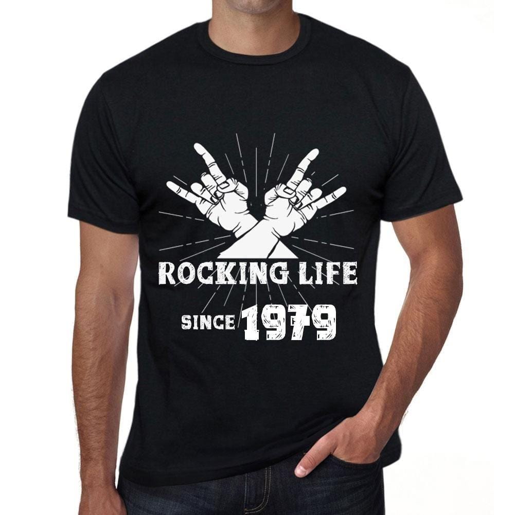 Homme Tee Vintage T Shirt Rocking Life Since 1979