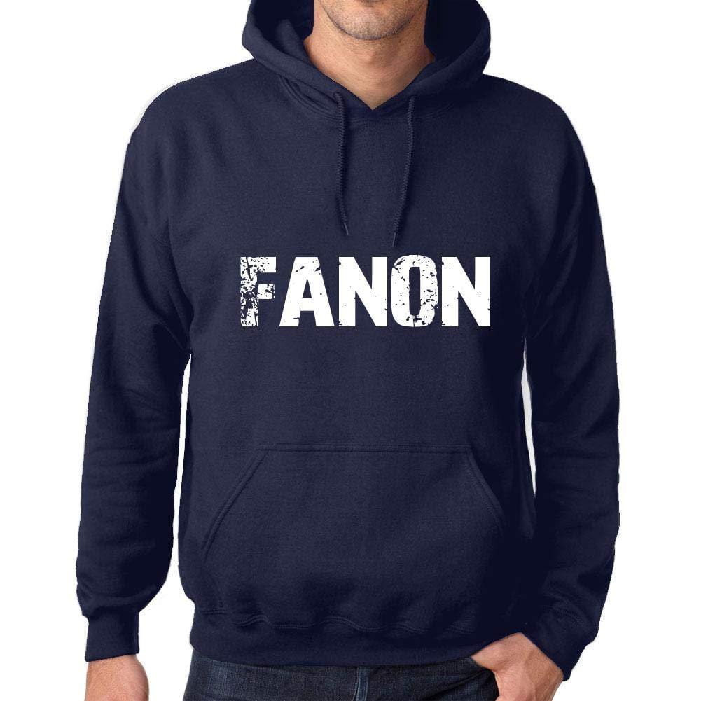 Ultrabasic Homme Femme Unisex Sweat à Capuche Hoodie Popular Words Fanon French Marine