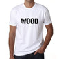 Ultrabasic ® Nom de Famille Fier Homme T-Shirt Nom de Famille Idées Cadeaux Tee Wood Blanc