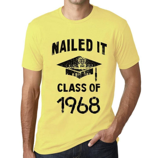 Homme T Shirt Graphique Imprimé Vintage Tee Nailed it Class of 1968