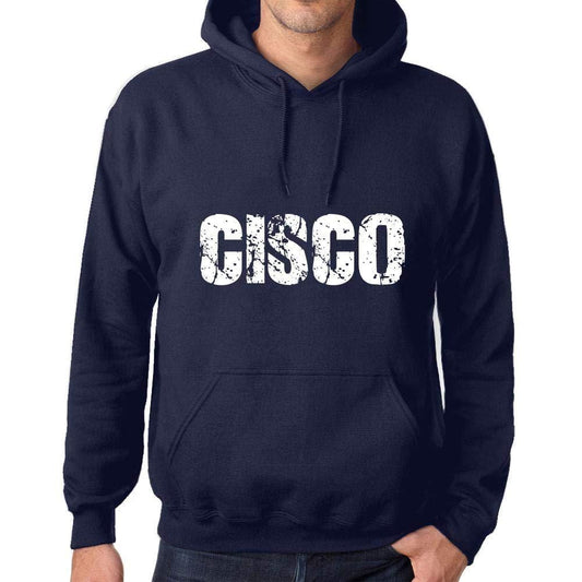 Ultrabasic Homme Femme Unisex Sweat à Capuche Hoodie Popular Words Cisco French Marine