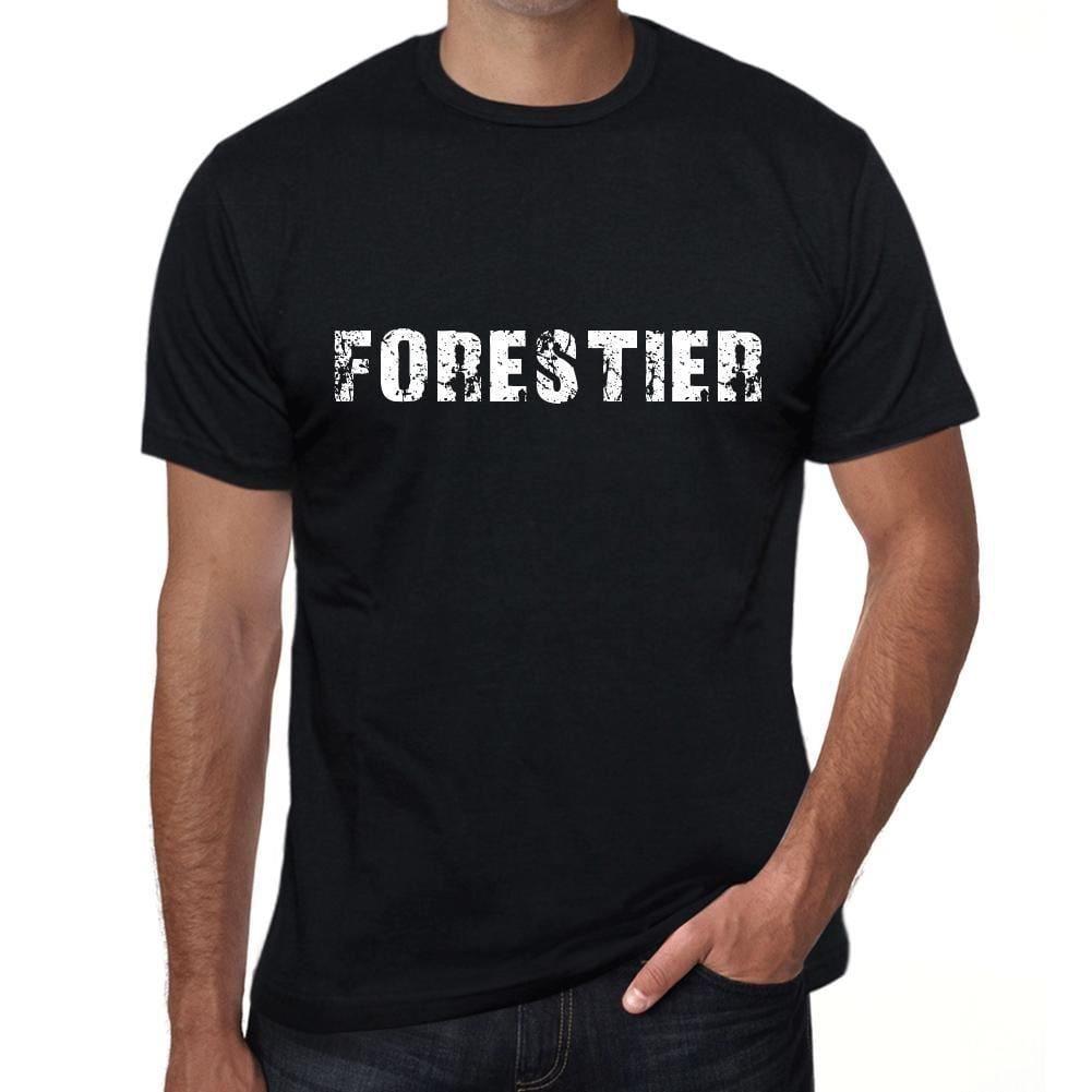Homme Tee Vintage T Shirt Forestier
