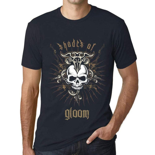 Ultrabasic - Homme T-Shirt Graphique Shades of Gloom Marine