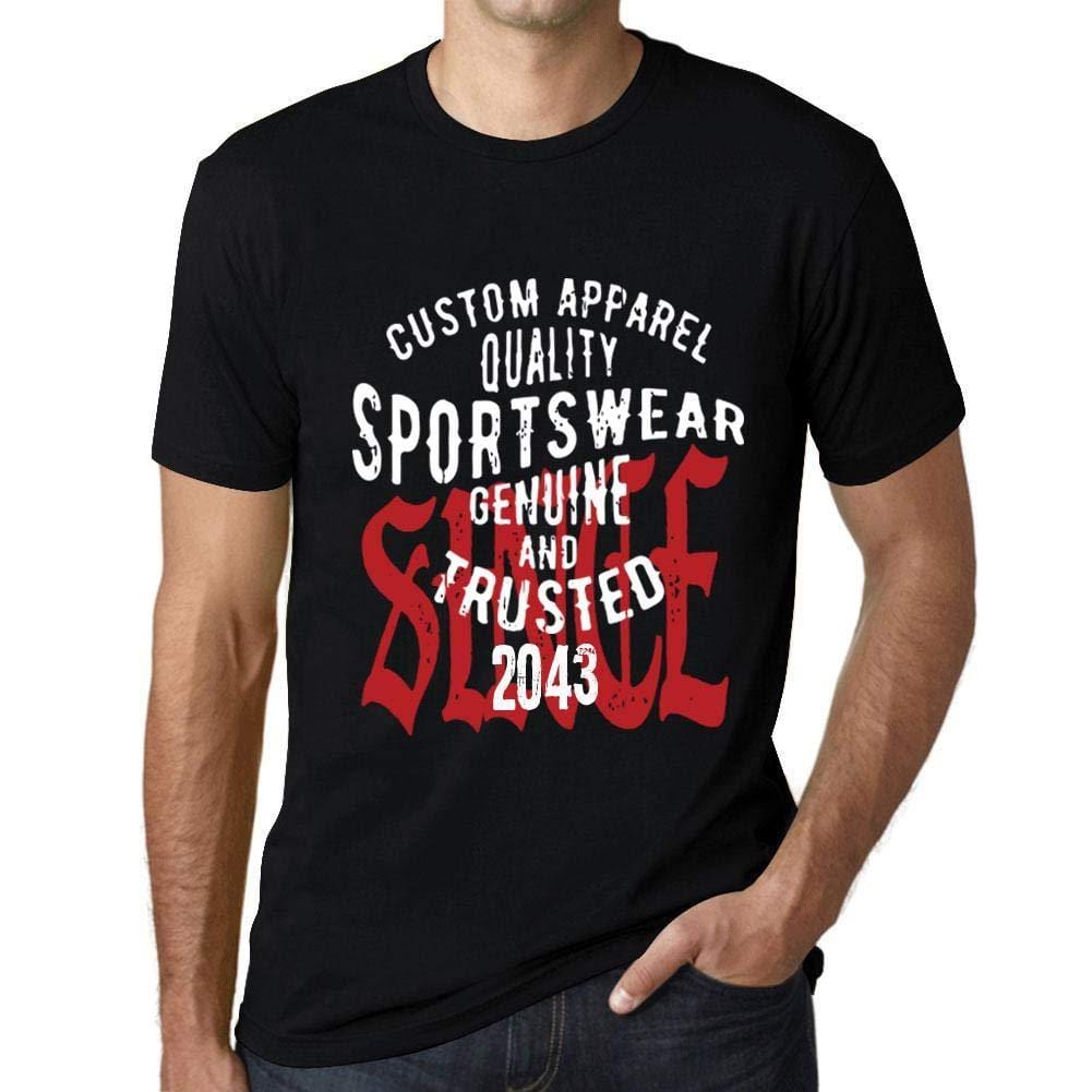Ultrabasic - Homme T-Shirt Graphique Sportswear Depuis 2043 Noir Profond