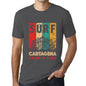 Men&rsquo;s Graphic T-Shirt Surf Summer Time CARTAGENA Mouse Grey - Ultrabasic
