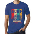 Men's Graphic T-Shirt Surf Summer Time ANTIBES Royal Blue