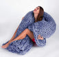 80*100cm Hand Chunky Knitted Blanket Thick Wool look Bulky Knitting Throw 6 Colors - Ultrabasic