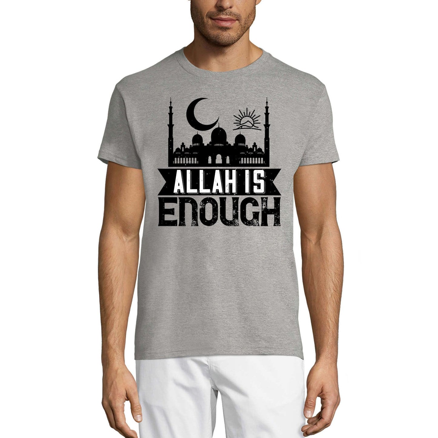 ULTRABASIC Men's T-Shirt Allah is Enough - Mosque Muslim Tee Shirt