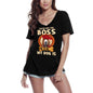 ULTRABASIC Women's T-Shirt Basset Hound Cute Dog Lover - Short Sleeve Tee Shirt Quote Tops