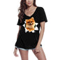 ULTRABASIC Graphic Women's T-Shirt Pomeranian - Cute Fluffy Dog - Vintage Shirt