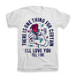 ULTRABASIC Men's T-Shirt I Will Love You Till I Die - Rose Flower Romantic Shirt 
