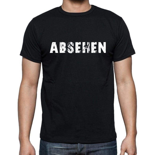 Absehen Mens Short Sleeve Round Neck T-Shirt - Casual