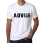 Advise Mens T Shirt White Birthday Gift 00552 - White / Xs - Casual