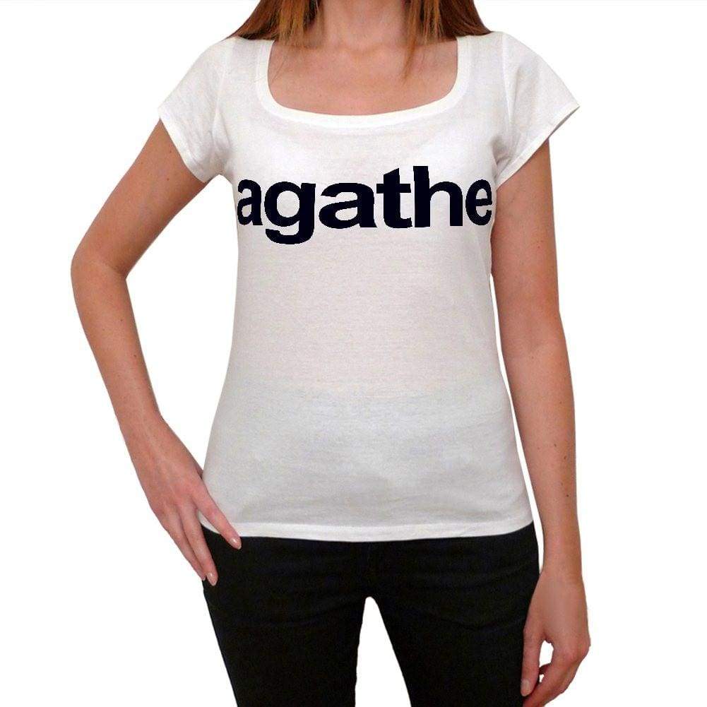 Agathe Womens Short Sleeve Scoop Neck Tee 00049