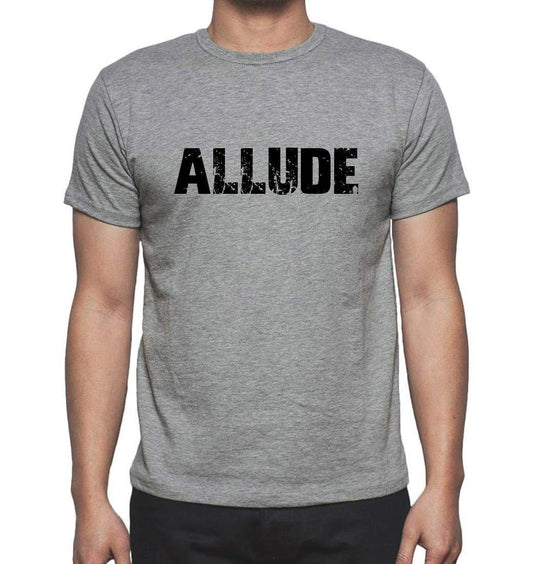 Allude Grey Mens Short Sleeve Round Neck T-Shirt 00018 - Grey / S - Casual