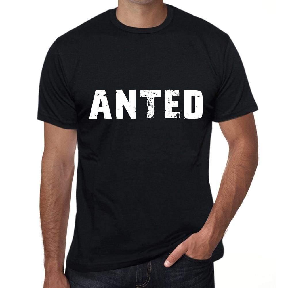 Anted Mens Retro T Shirt Black Birthday Gift 00553 - Black / Xs - Casual