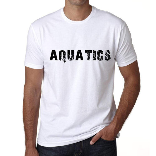 Aquatics Mens T Shirt White Birthday Gift 00552 - White / Xs - Casual