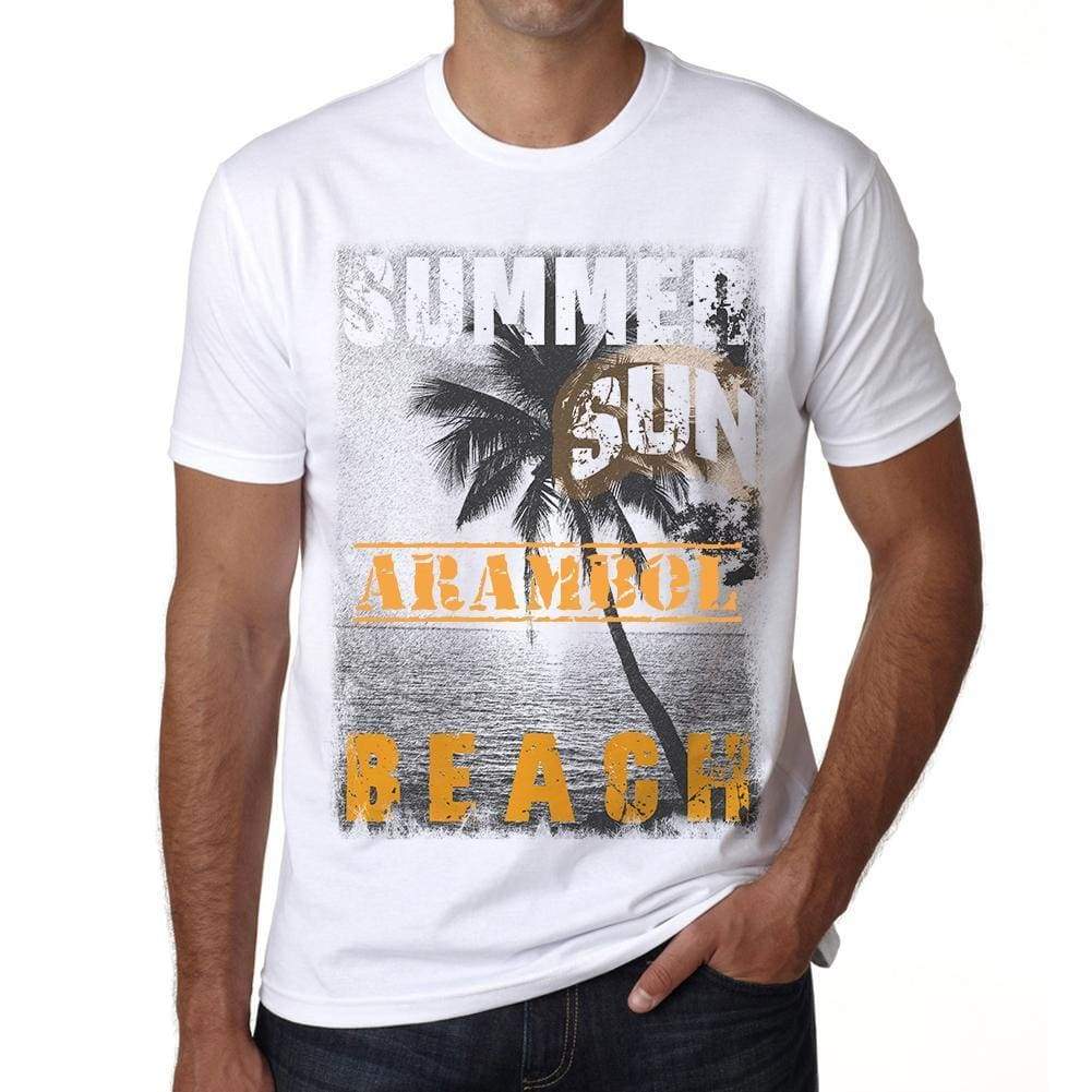 Arambol Mens Short Sleeve Round Neck T-Shirt - Casual