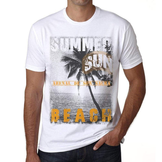 Arenal De Son Saura Mens Short Sleeve Round Neck T-Shirt - Casual