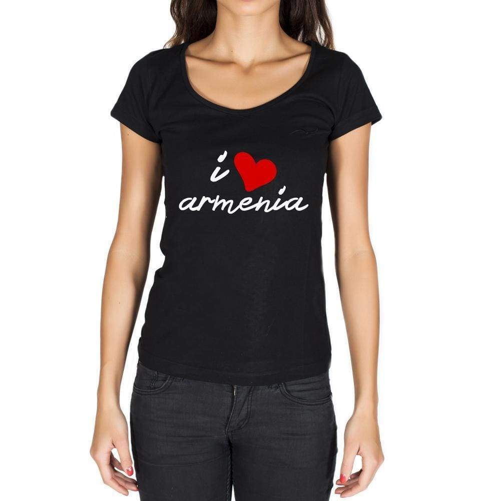 Armenia Womens Short Sleeve Round Neck T-Shirt - Casual