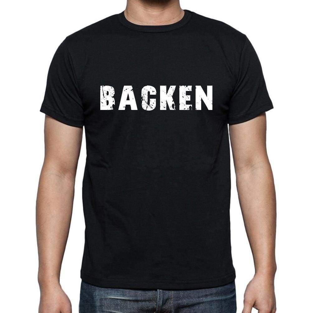 Backen Mens Short Sleeve Round Neck T-Shirt - Casual
