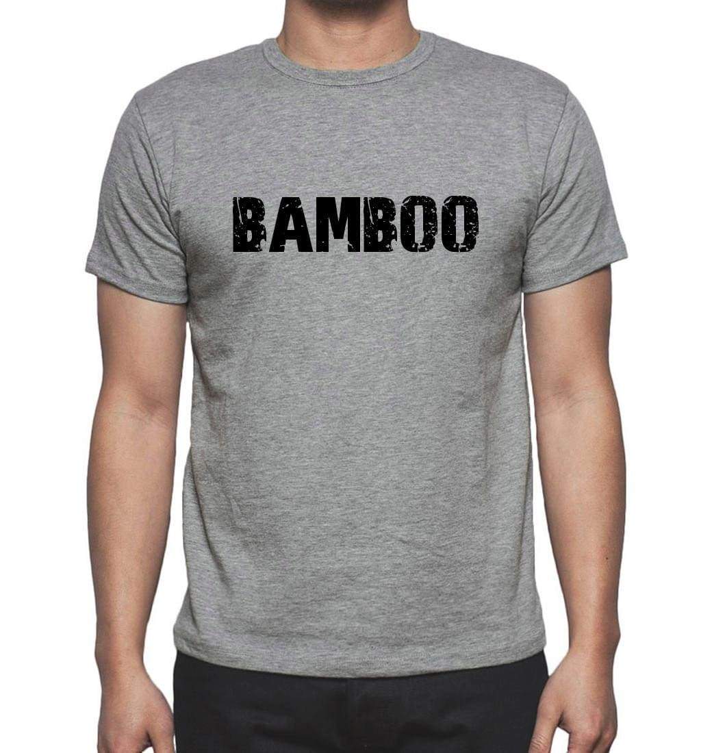 Bamboo Grey Mens Short Sleeve Round Neck T-Shirt 00018 - Grey / S - Casual