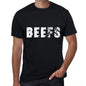 Beefs Mens Retro T Shirt Black Birthday Gift 00553 - Black / Xs - Casual