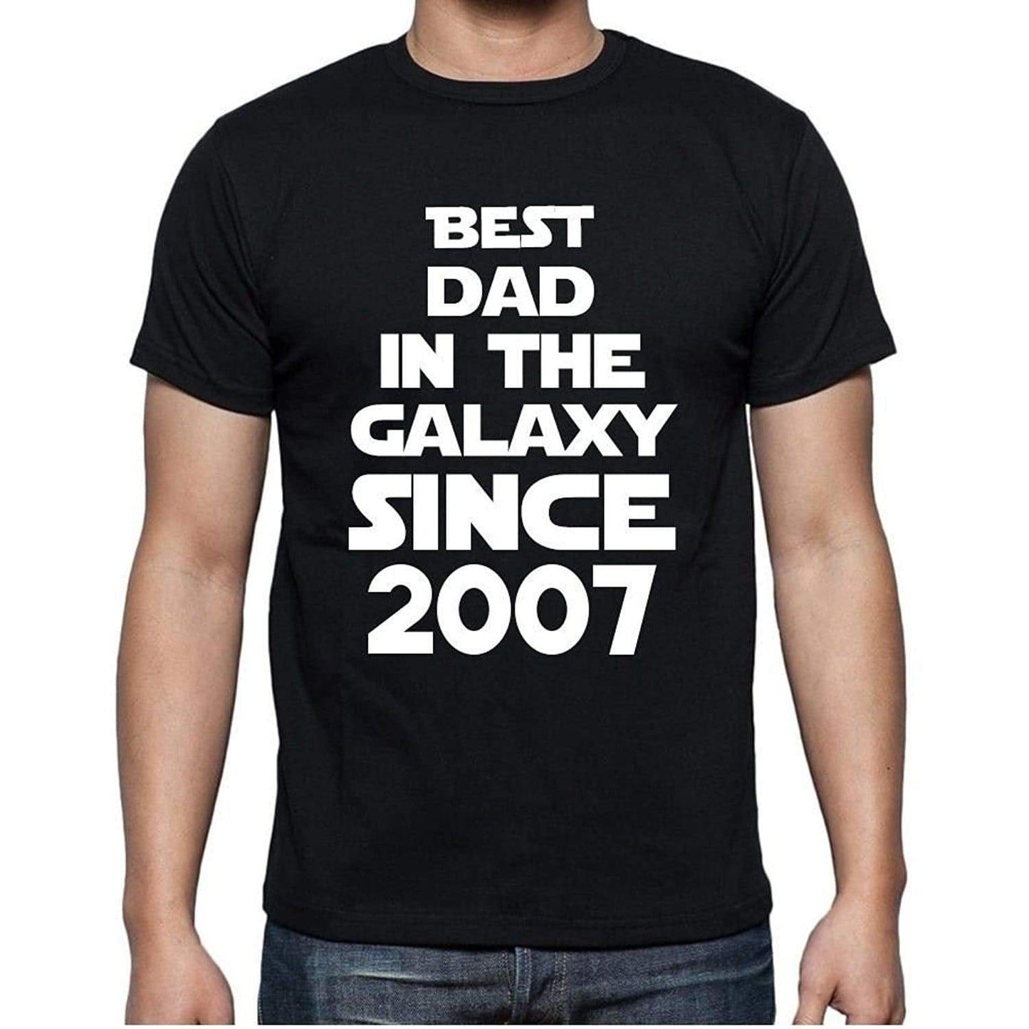 Best Dad 2007 Best Dad Mens T Shirt Black Birthday Gift 00112 - Black / Xs - Casual