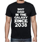 Best Dad 2038 Best Dad Mens T Shirt Black Birthday Gift 00112 - Black / Xs - Casual