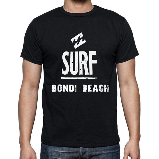 Bondi Beach Surf Surfing T-Shirt Mens Short Sleeve Round Neck T-Shirt - Casual