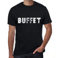 Buffet Mens Vintage T Shirt Black Birthday Gift 00554 - Black / Xs - Casual