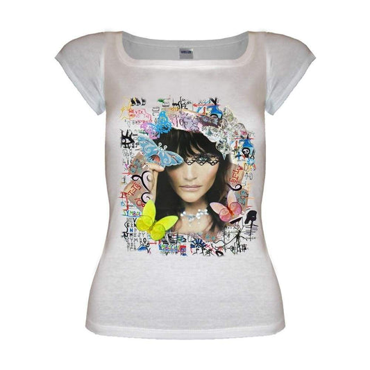 Butterfly: Womens T-Shirt Short-Sleeve One In The City