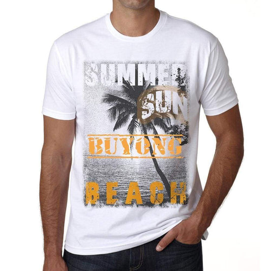 Buyong Mens Short Sleeve Round Neck T-Shirt - Casual