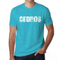 Cedros Mens Short Sleeve Round Neck T-Shirt - Blue / S - Casual