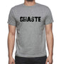 Chaste Grey Mens Short Sleeve Round Neck T-Shirt 00018 - Grey / S - Casual