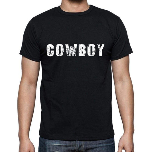 Cowboy Mens Short Sleeve Round Neck T-Shirt 00004 - Casual