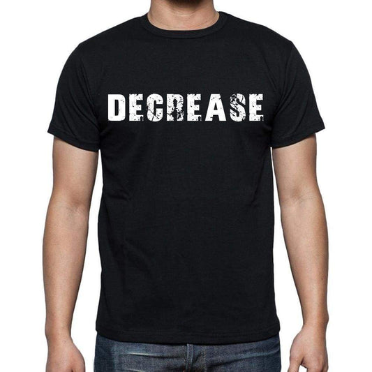 Decrease Mens Short Sleeve Round Neck T-Shirt Black T-Shirt En