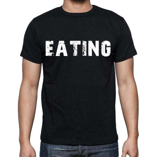 Eating Mens Short Sleeve Round Neck T-Shirt - Casual
