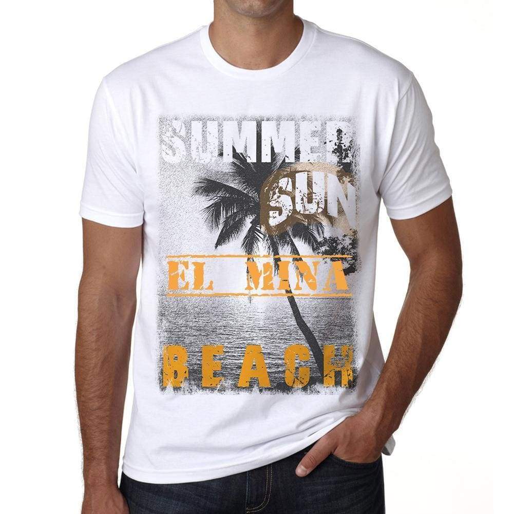 El Mina Mens Short Sleeve Round Neck T-Shirt - Casual