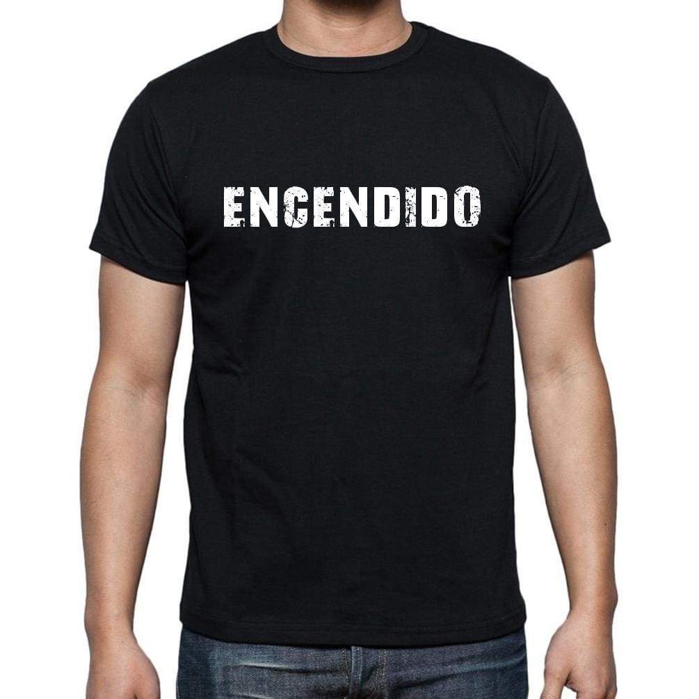 Encendido Mens Short Sleeve Round Neck T-Shirt - Casual