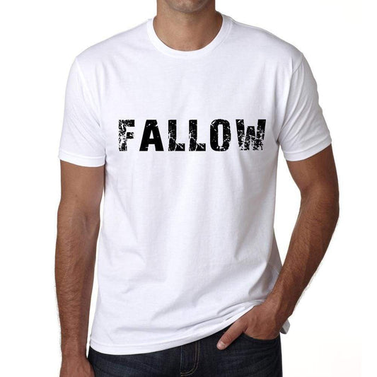 Fallow Mens T Shirt White Birthday Gift 00552 - White / Xs - Casual