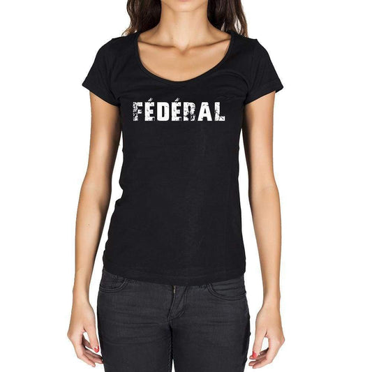 Fédéral French Dictionary Womens Short Sleeve Round Neck T-Shirt 00010 - Casual