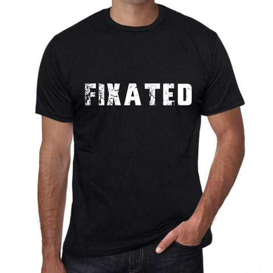 fixated Mens Vintage T shirt Black Birthday Gift 00555 - Ultrabasic