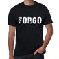 Forgo Mens Retro T Shirt Black Birthday Gift 00553 - Black / Xs - Casual