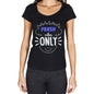 Fresh Vibes Only Black Womens Short Sleeve Round Neck T-Shirt Gift T-Shirt 00301 - Black / Xs - Casual